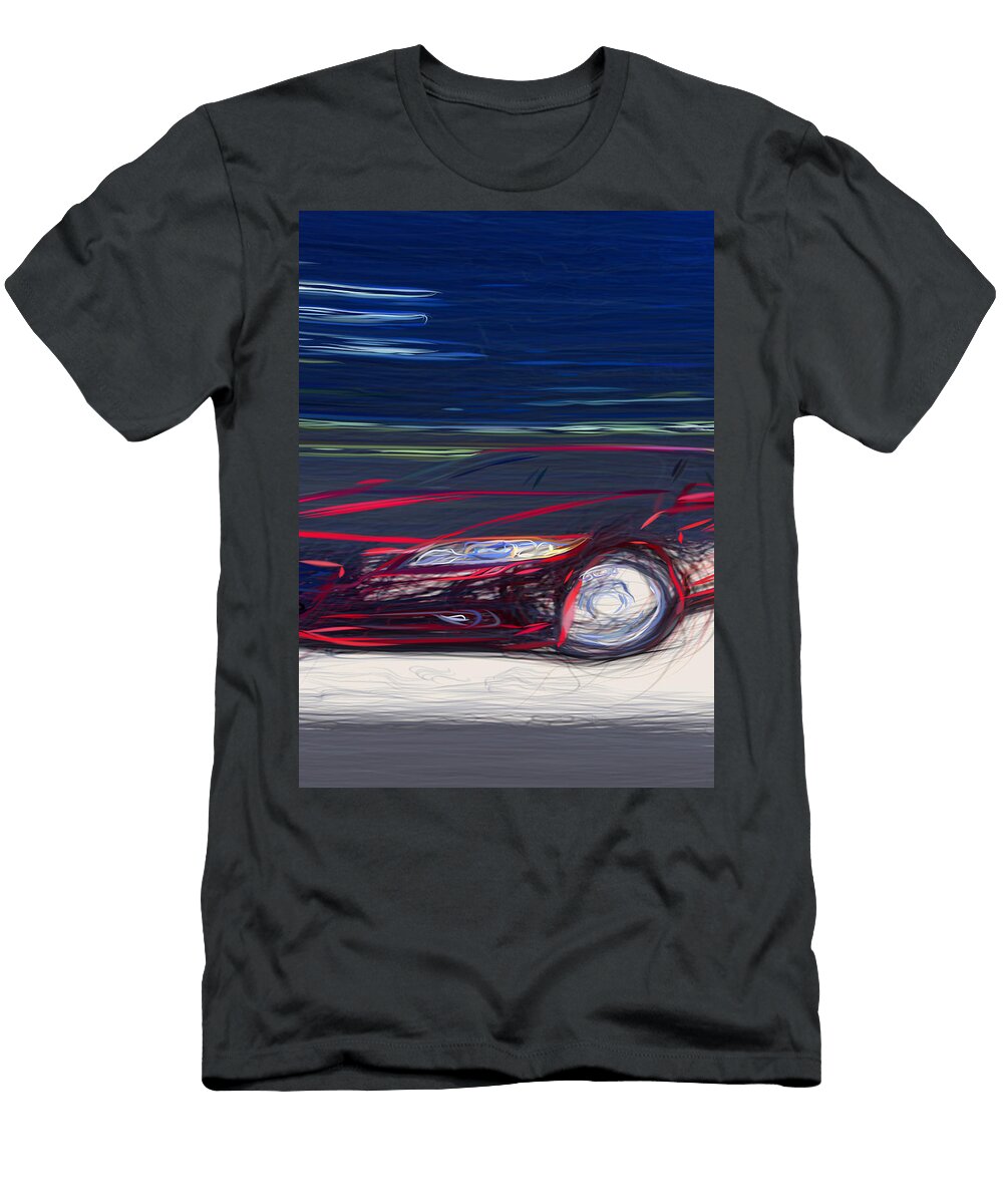 36 Honda Cr Z Hatchback Drawing Carstoon Concept T-Shirt
