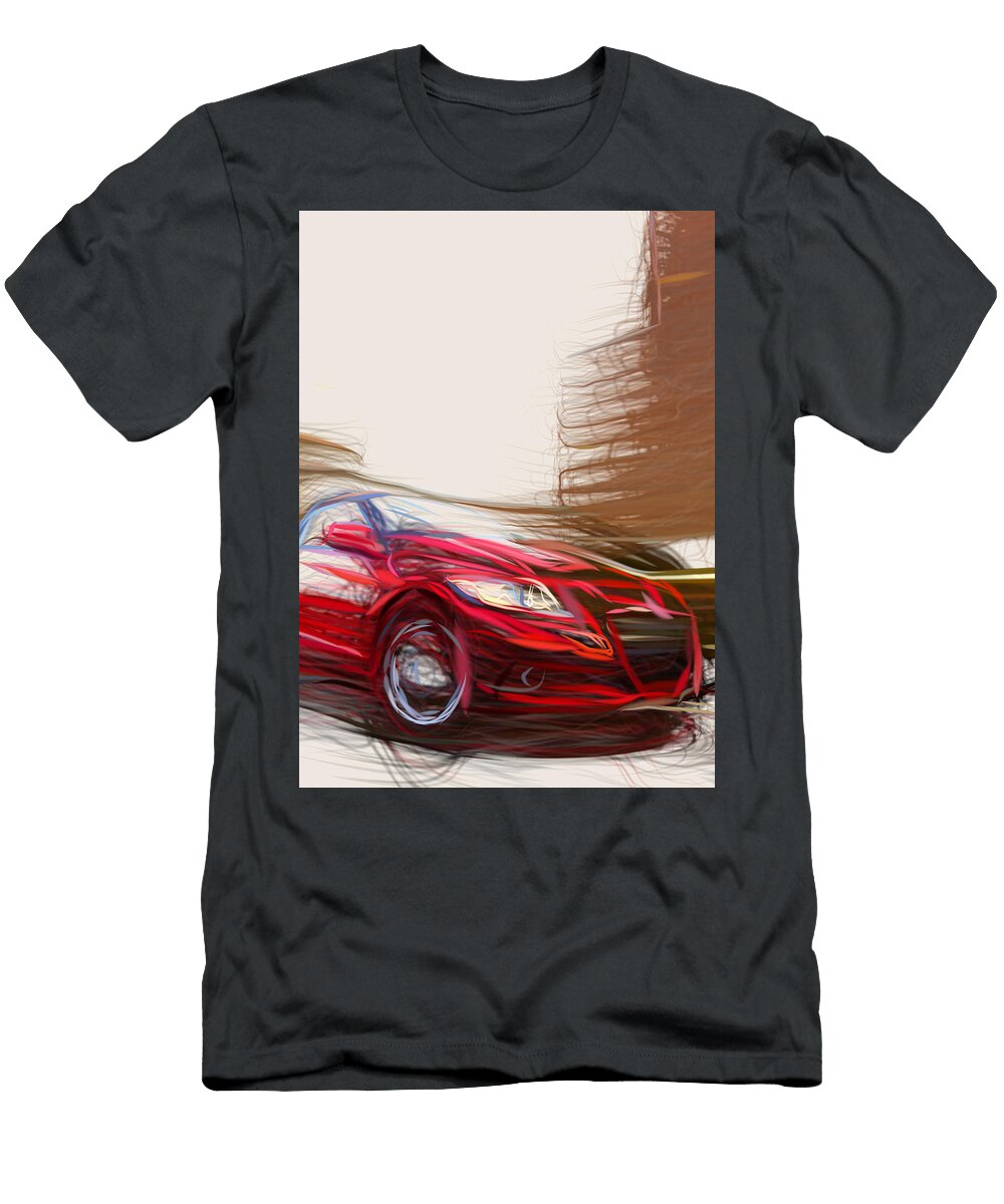 37 Honda Cr Z Hatchback Drawing Carstoon Concept T-Shirt