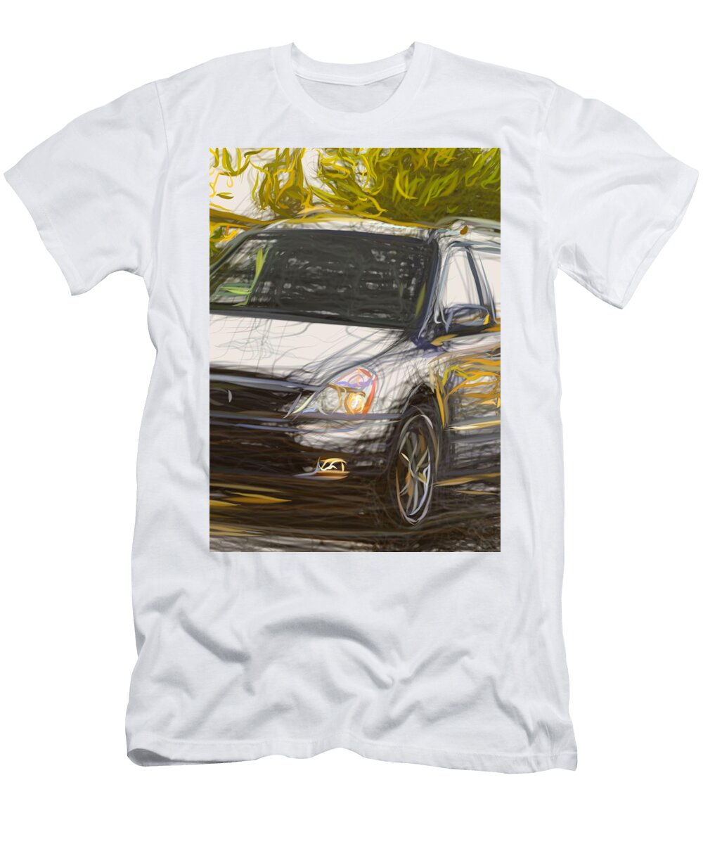 37 Kia Sedona Minivan Drawing Carstoon Concept T-Shirt