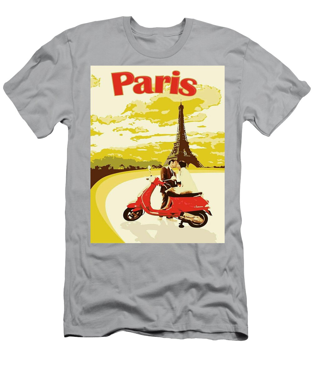 37 Vintage Poster Paris Vintage Images T-Shirt