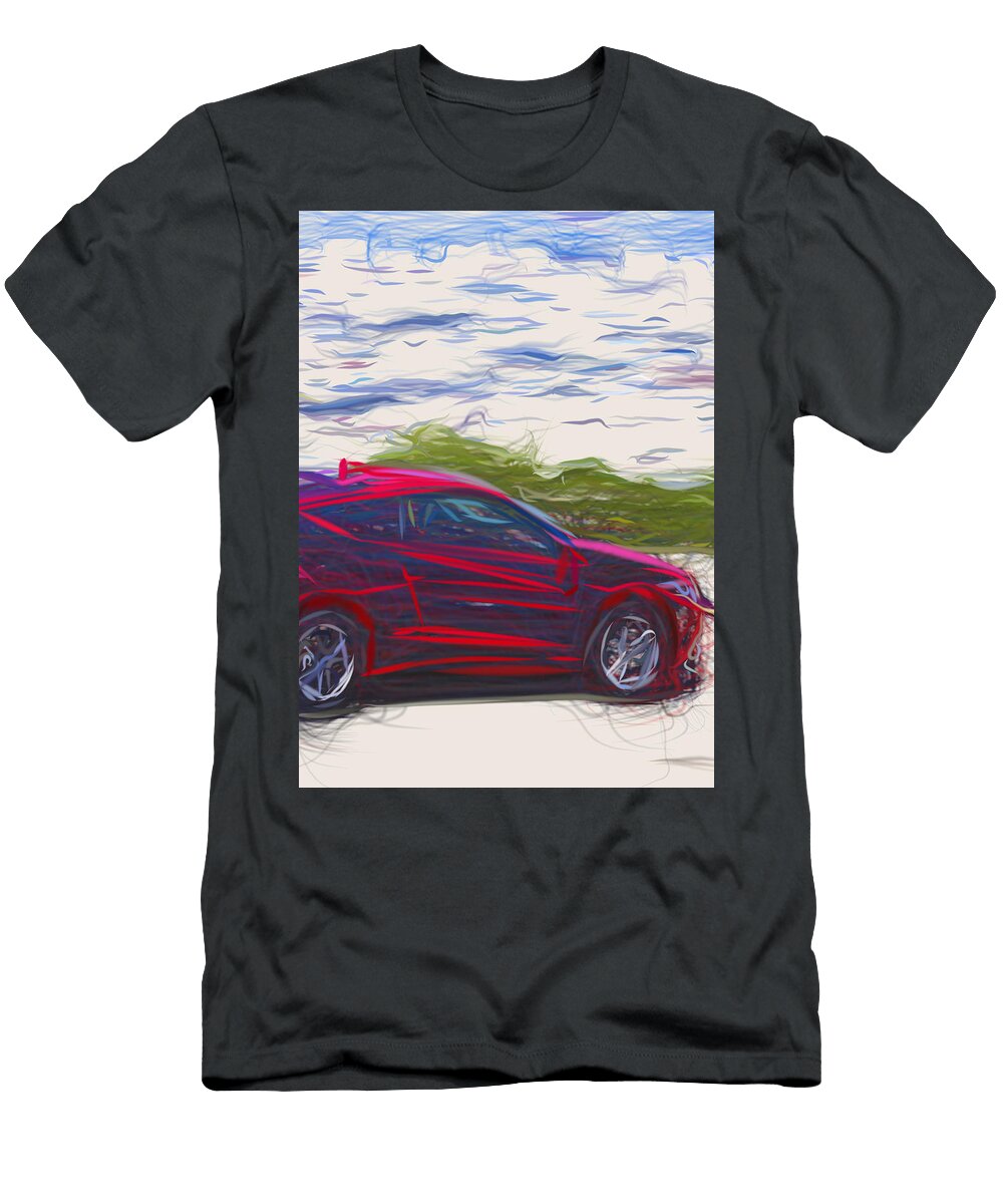 39 Honda Cr Z Hatchback Drawing Carstoon Concept T-Shirt