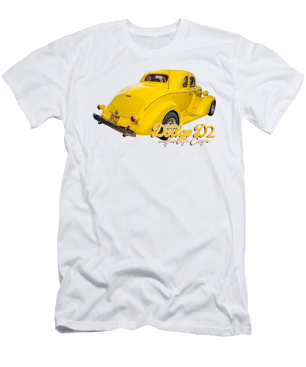 4 1936 Dodge D2 Hardtop Coupe Gestalt Imagery T-Shirt