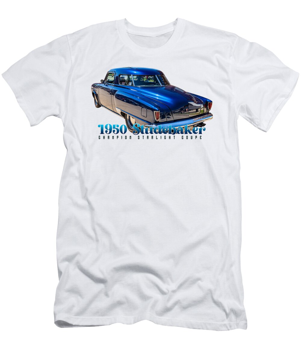 4 1950 Studebaker Champion Starlight Coupe Gestalt Imagery T-Shirt