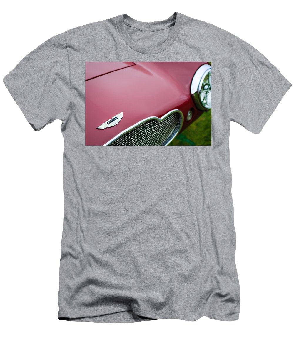 4 1953 Aston Martin Db2 4 Bertone Roadster Hood Emblem Jill Reger T-Shirt