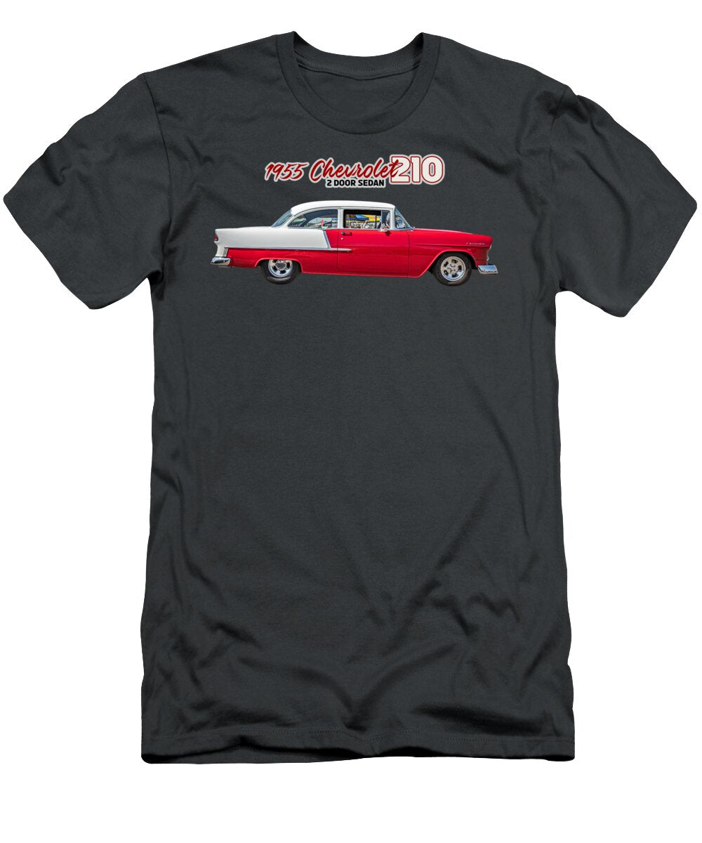 4 1955 Chevrolet 210 2 Door Coupe Gestalt Imagery T-Shirt