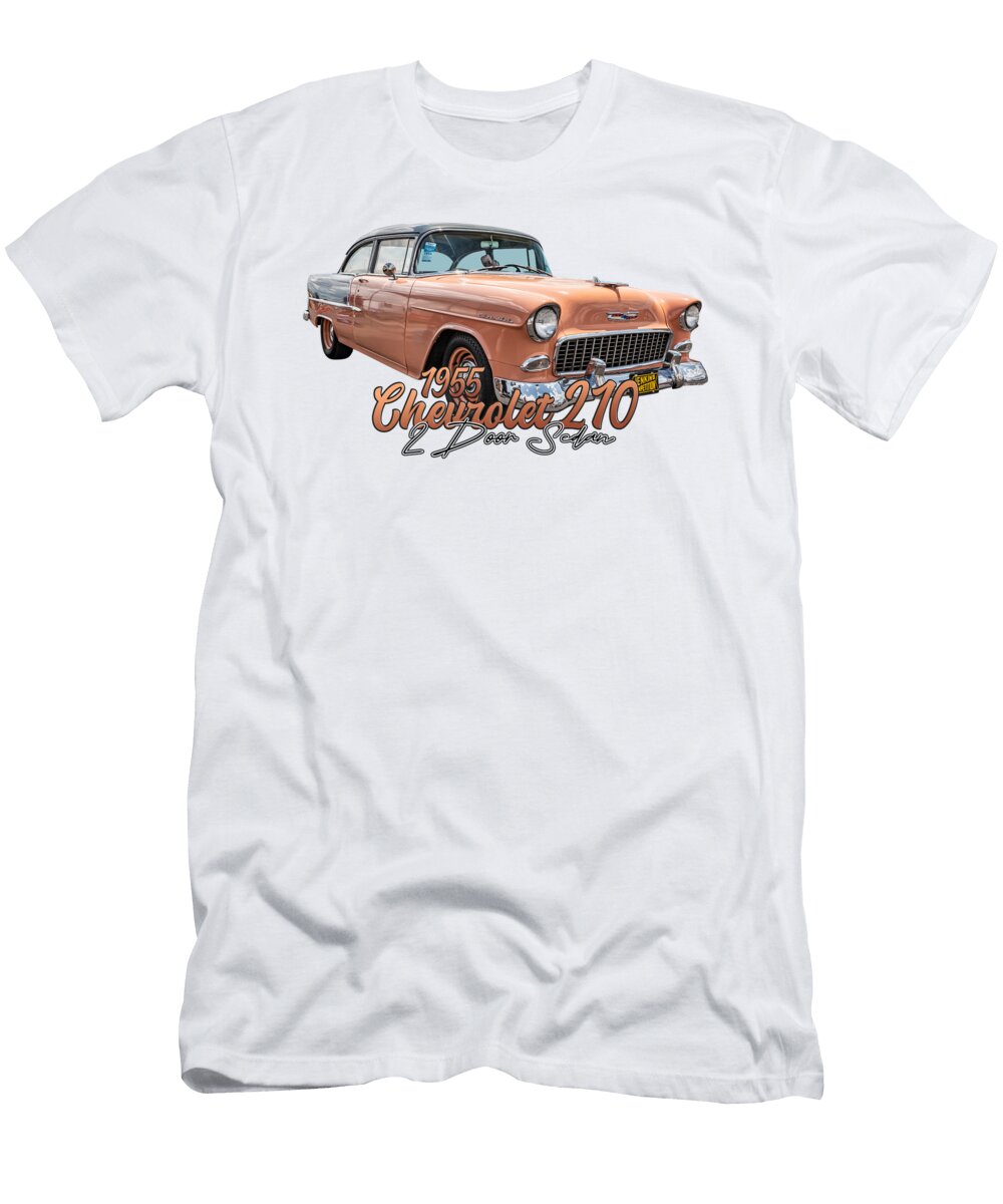 4 1955 Chevrolet 210 2 Door Sedan Gestalt Imagery T-Shirt