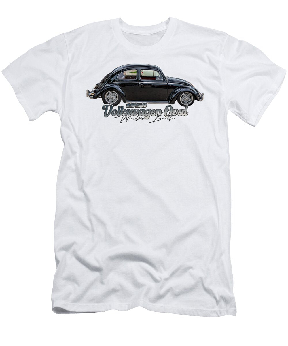 4 1956 Volkswagen Oval Window Beetle Gestalt Imagery T-Shirt