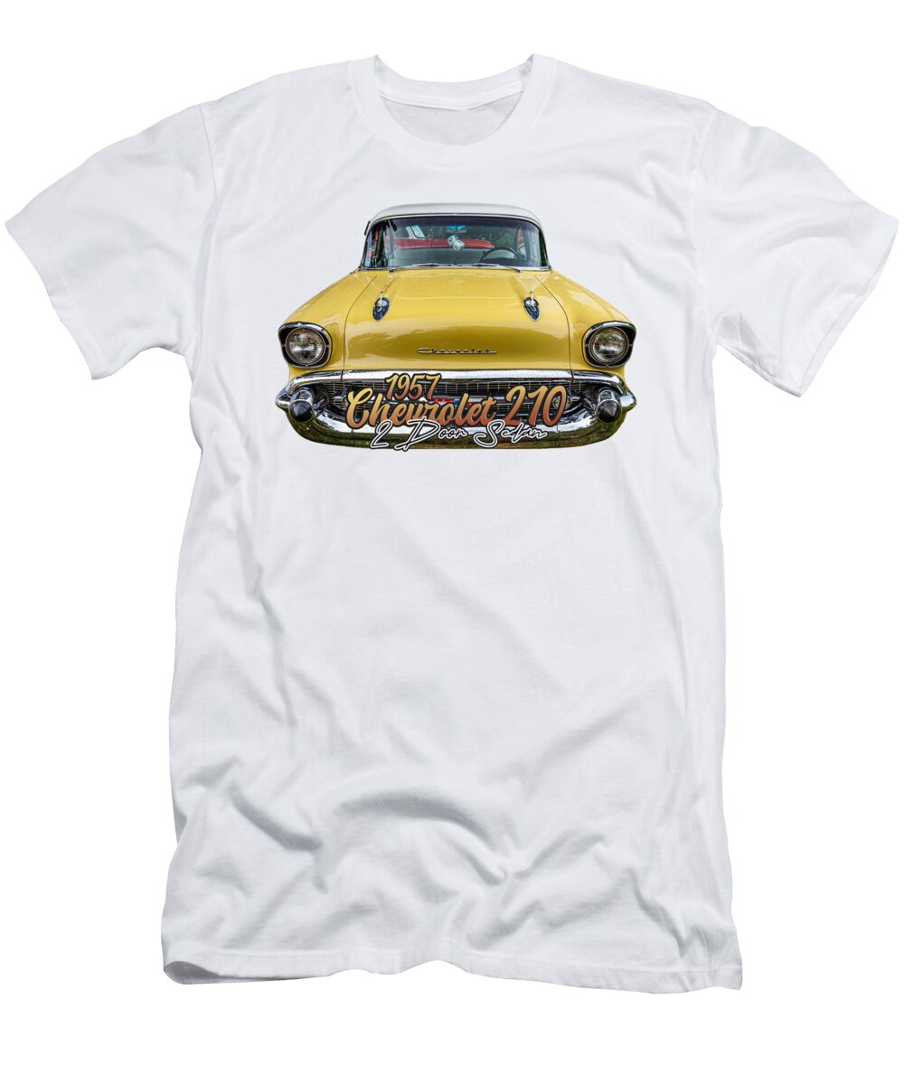 4 1957 Chevrolet 210 2 Door Sedan Gestalt Imagery T-Shirt