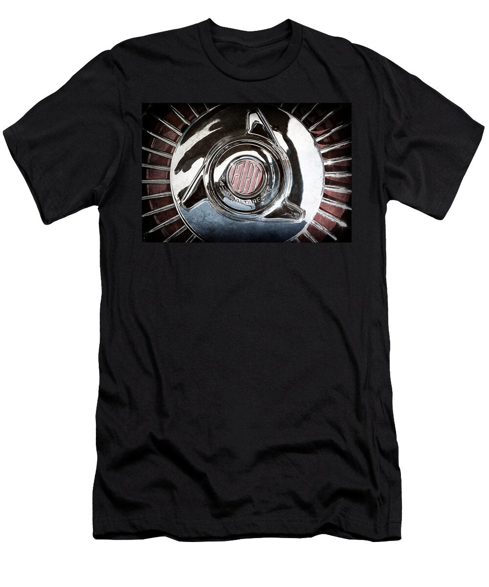 4 1958 Fiat 1200 Tv Sportsman Roadster Steering Wheel Jill Reger T-Shirt