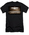 4 1959 Aston Martin Jaguar C Type Roadster Hood Emblem Jill Reger T-Shirt