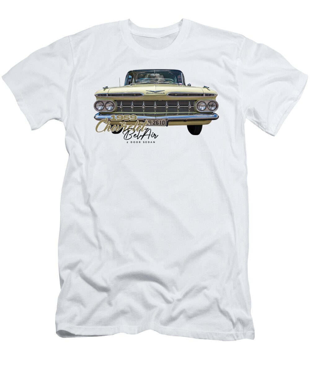 4 1959 Chevrolet Belair 2 Door Sedan Gestalt Imagery T-Shirt