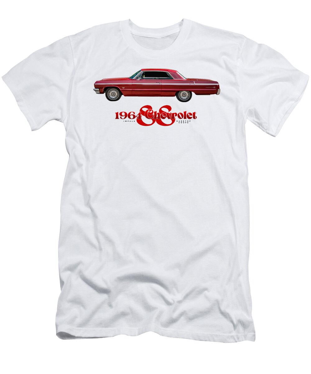 4 1964 Chevrolet Impala Ss Hardtop Coupe Gestalt Imagery T-Shirt