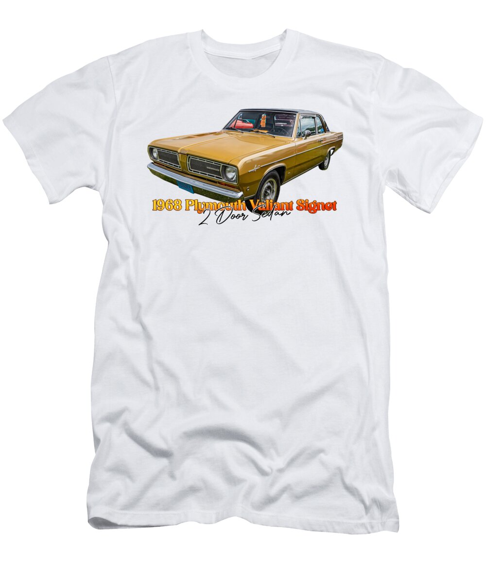 4 1968 Plymouth Valiant Signet 2 Door Sedan Gestalt Imagery T-Shirt