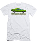 4 1970 Plymouth Hemi Cuda Hardtop Coupe Gestalt Imagery T-Shirt