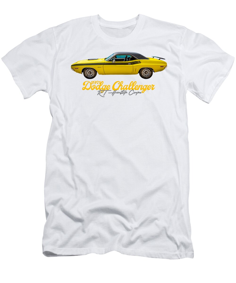 4 1971 Dodge Challenger Rt Hardtop Coupe Gestalt Imagery T-Shirt