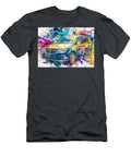 4 Abstract Vehicle Colorful Car Vibrant Abstract Car Art Flora Brown T-Shirt