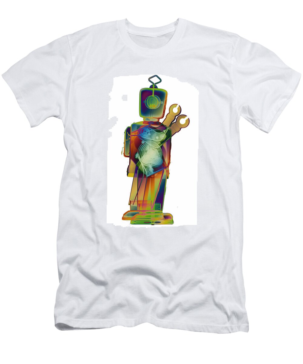 4 D4x X Ray Robot Art Photograph Roy Livingston T-Shirt