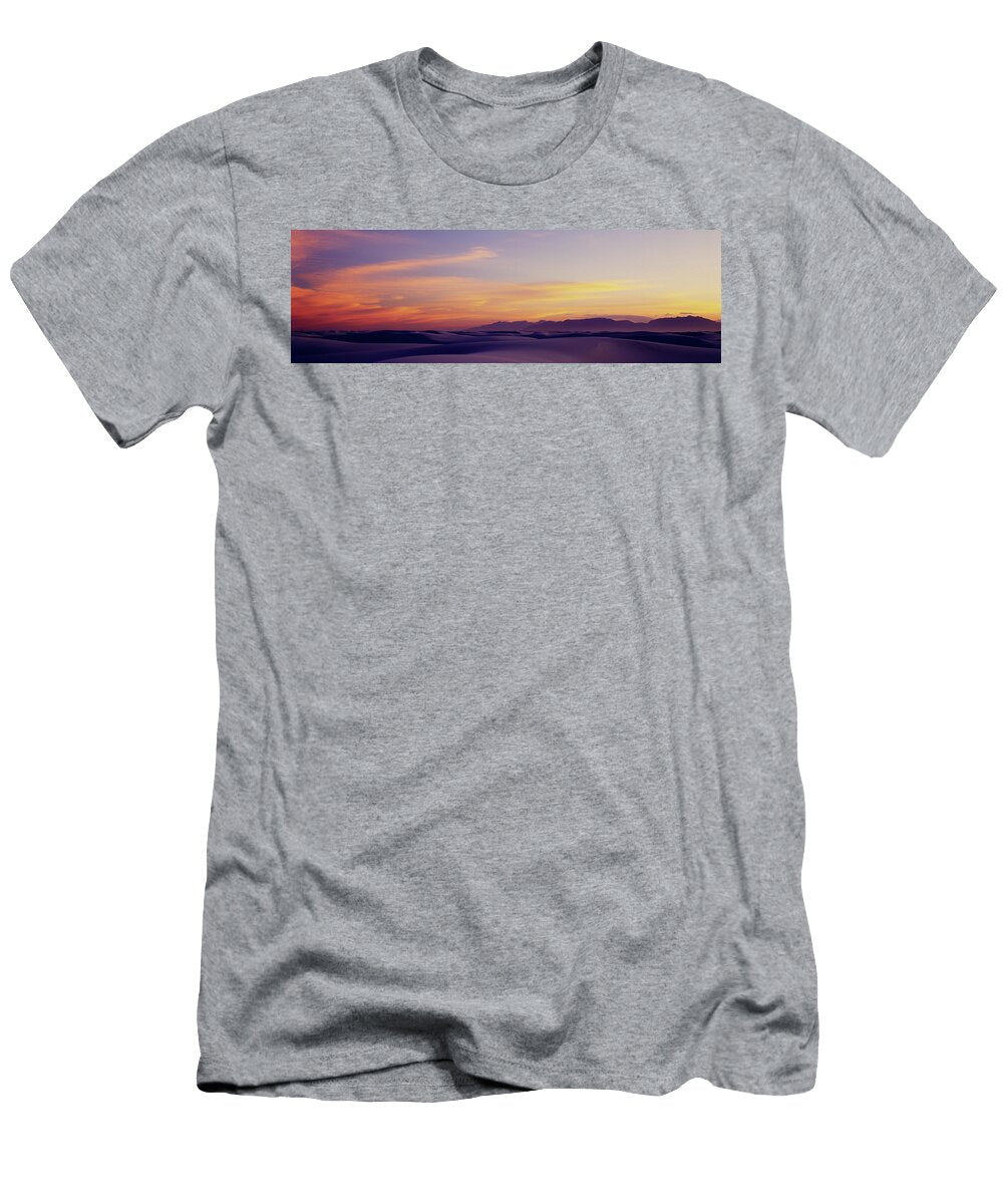 4 Dunes White Sands New Mexico USA Panoramic Images T-Shirt