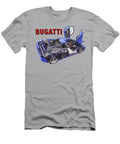 4 Exclusive French 2 Door Supercar Bugatti Eb 110 Gt with V12 Turbo Engine Cutaway Automotive Art Vladyslav Shapovalenko T-Shirt