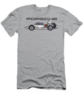 4 Exclusive Legendary Retro Racing Car Silver Porsche 904 6 Gts Coupe 24 Hours of Le Mans Vladyslav Shapovalenko T-Shirt