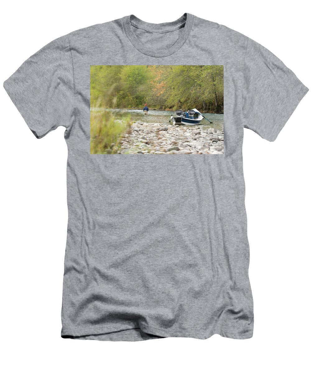 4 Fly Fishing for Steelhead Trout Justin Bailie T-Shirt