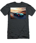 4 Futuristic Car on Coastal Road Evie Carrier T-Shirt