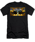 4 Futuristic Yellow Car Interior Evie Carrier T-Shirt