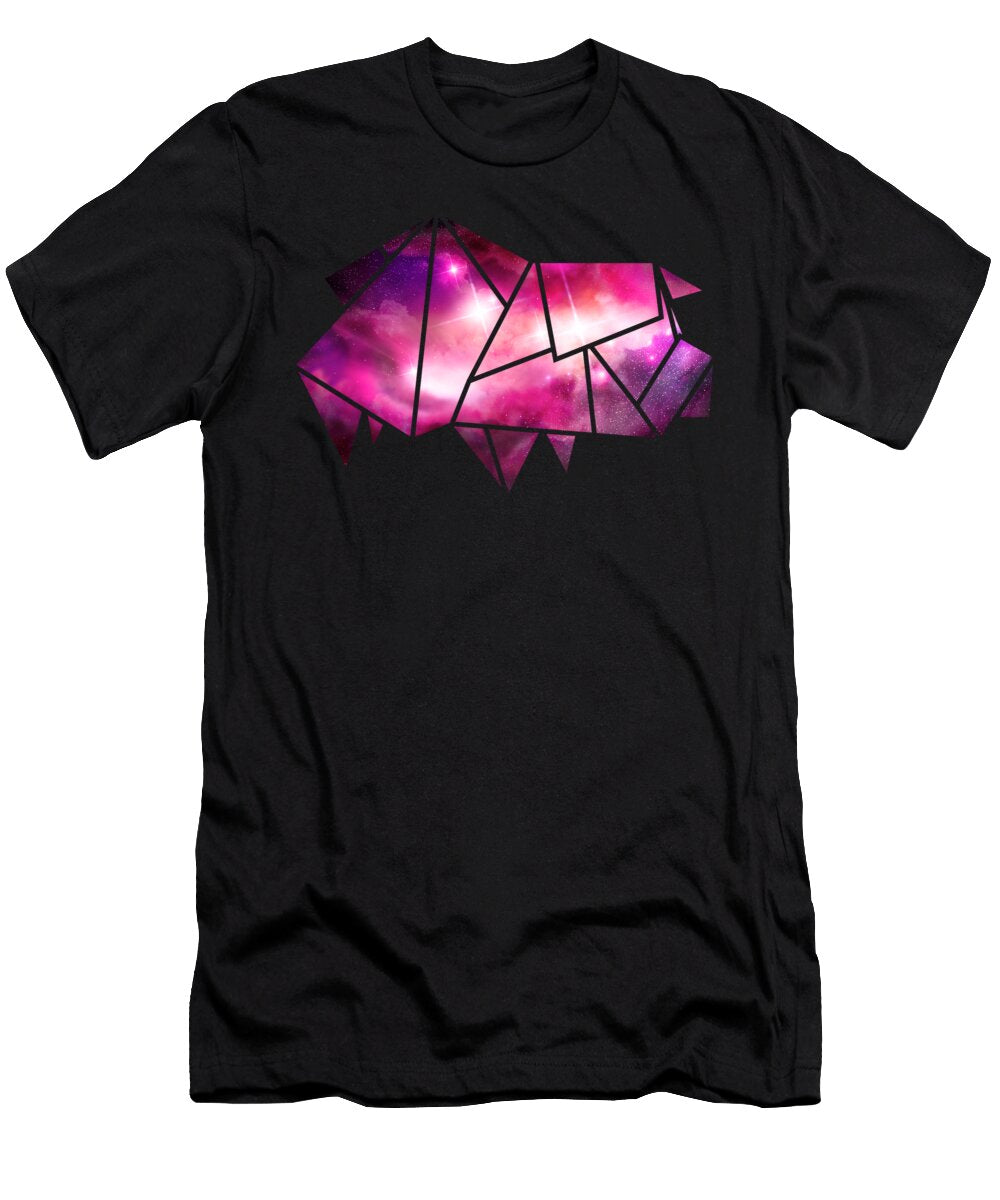 4 Geometric Pig Low Poly Galaxy Farm Animal Mister T-Shirt