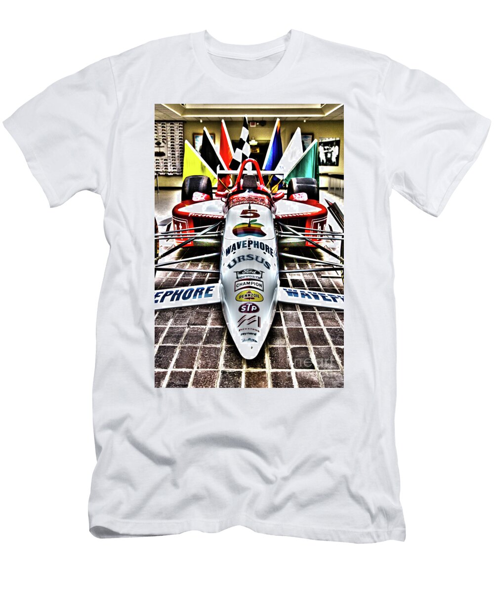 4 Indy Race Car Museum Elite Image Photography By Chad Mcdermott T-Shirt