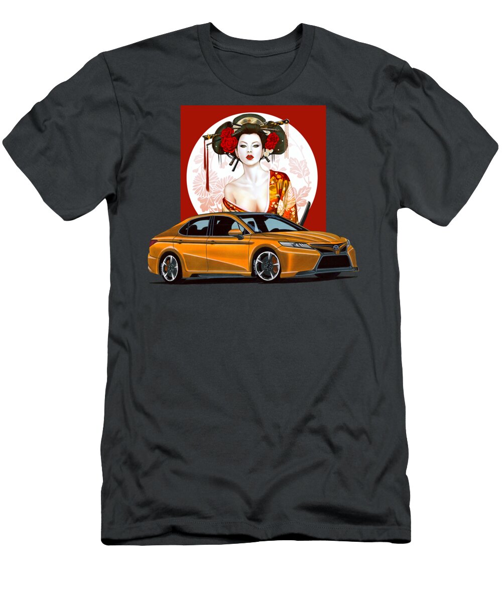 4 Japanese Jdm Legend 4 Door Sedan Trd Toyota Camry Xv70 V6 35l with Kabushiki Gaisha Vladyslav Shapovalenko T-Shirt