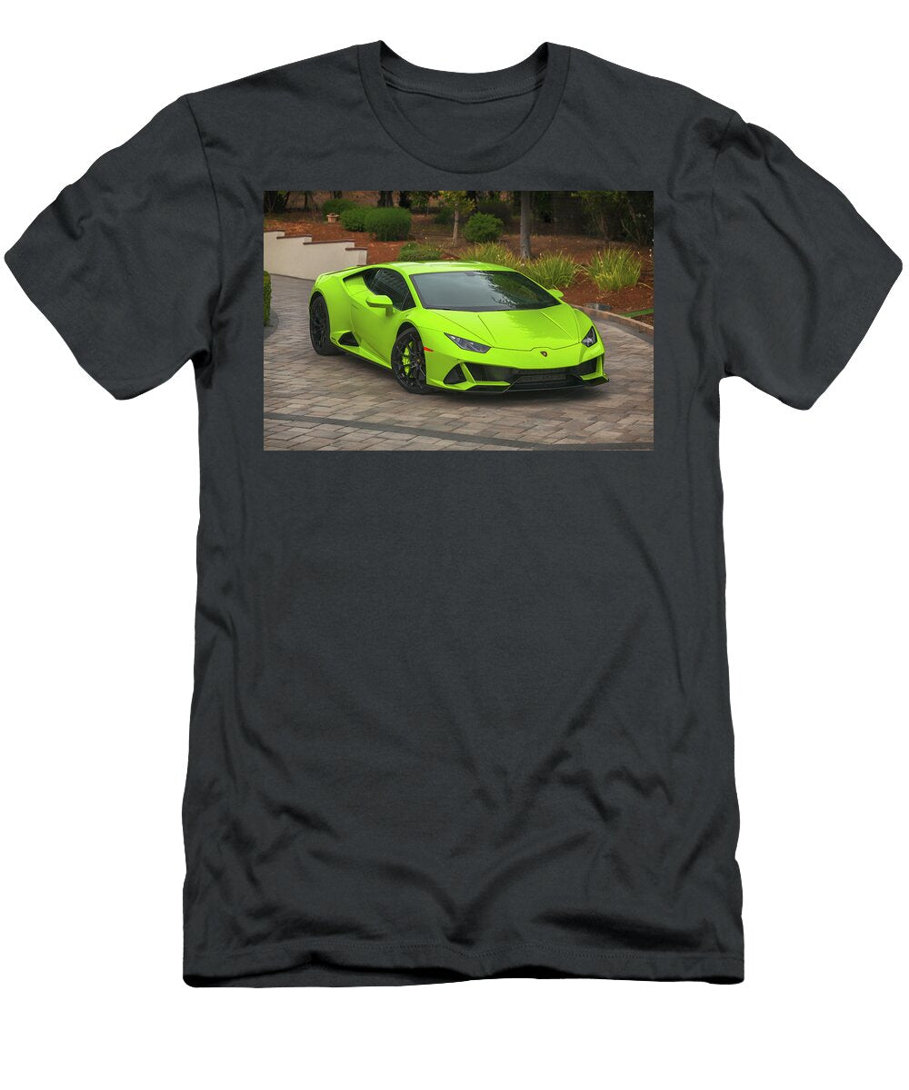 4 Lamborghini Huracan Evo Print Itzkirb Photography T-Shirt