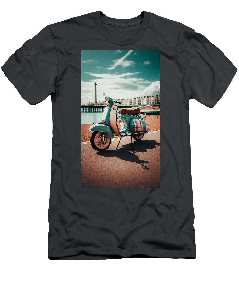 4 Lambretta Scooter Stephen Smith Galleries T-Shirt
