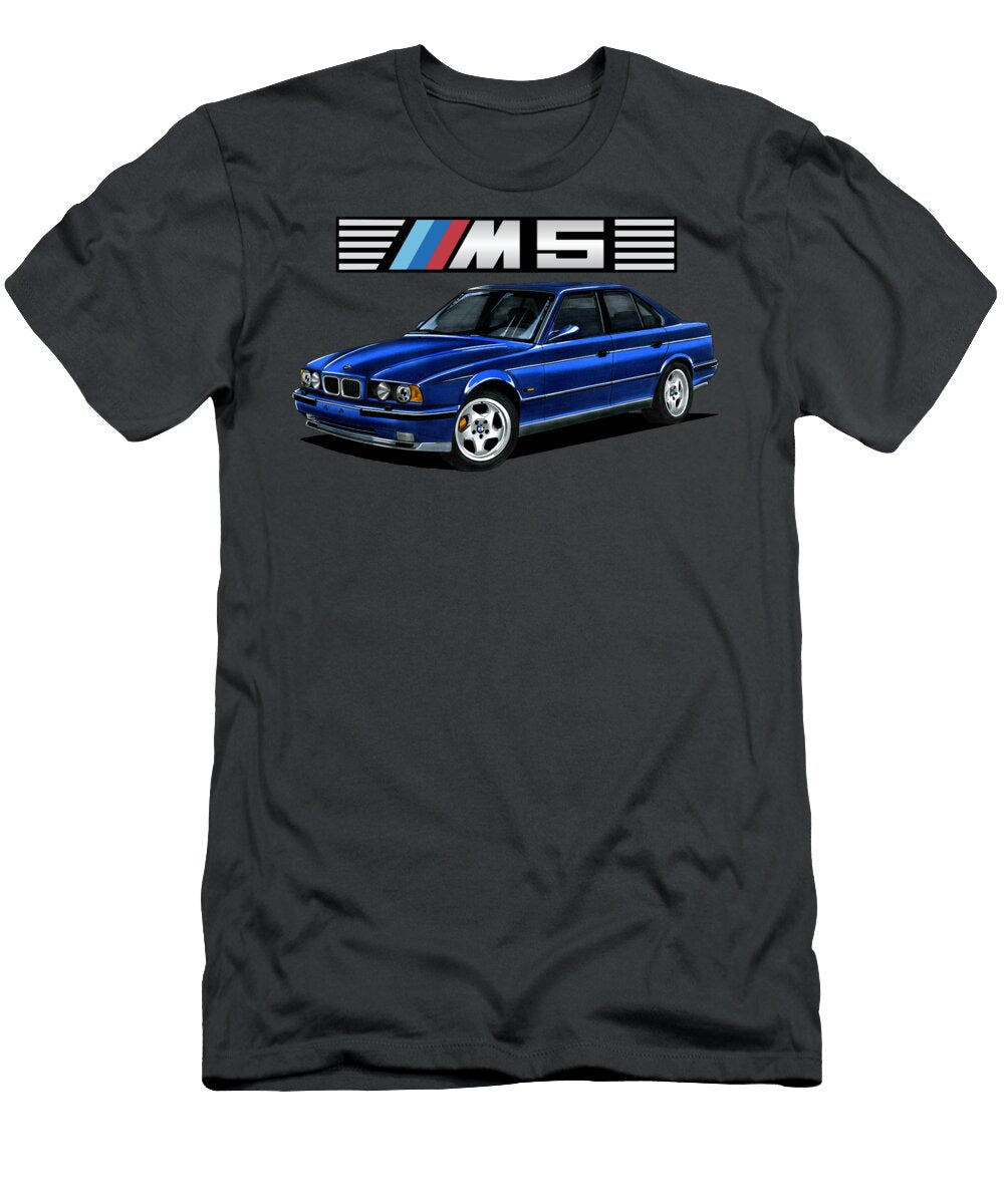4 Legendary Germany 4 Door Sedan BMW M5 E34 with S38b36 36l R6 Engine Vladyslav Shapovalenko T-Shirt
