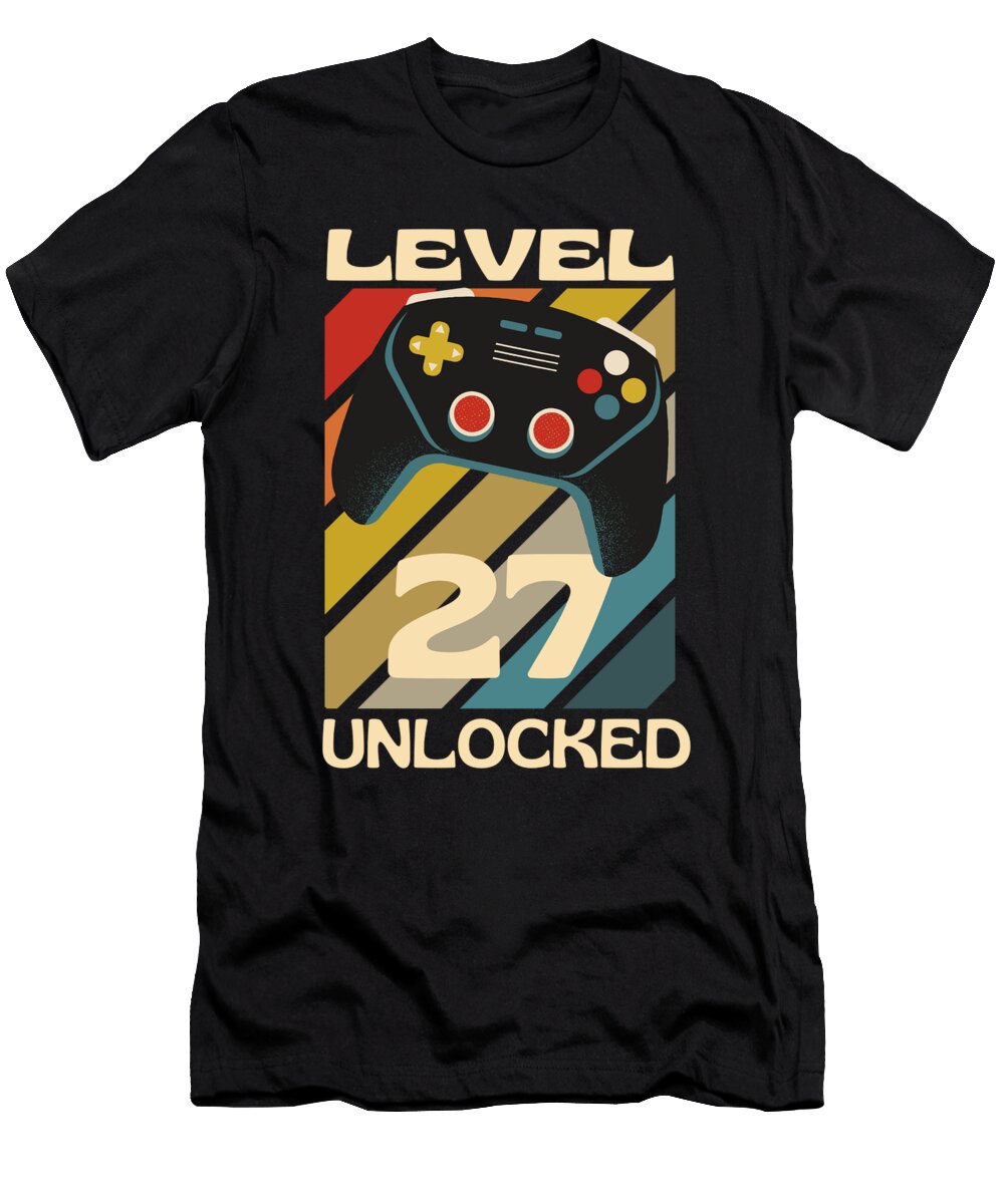 4 Level 27 Unlocked Funny Gaming Organicfoodempire T-Shirt