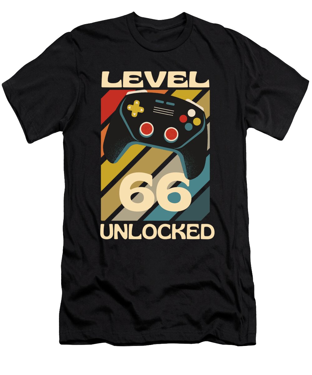 4 Level 66 Unlocked Funny Gaming Organicfoodempire T-Shirt