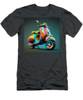 4 Vespa Scooter Art Stephen Smith Galleries T-Shirt