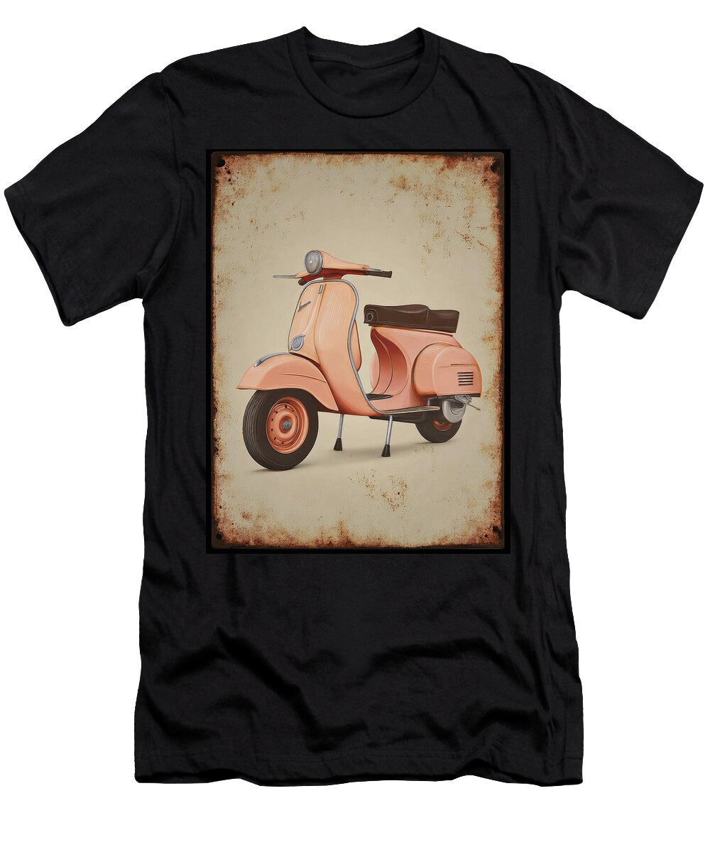 4 Vintage Vespa Scooter Sampadart Gallery T-Shirt