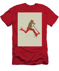4 Watercolor Scooter Boy Watercolor Print Kick Scooter Rider Boy Stunt Kick Scooter Extreme Sport Prin Leith Huber T-Shirt
