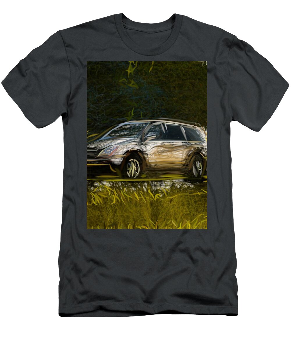 42 Kia Sedona Minivan Drawing Carstoon Concept T-Shirt