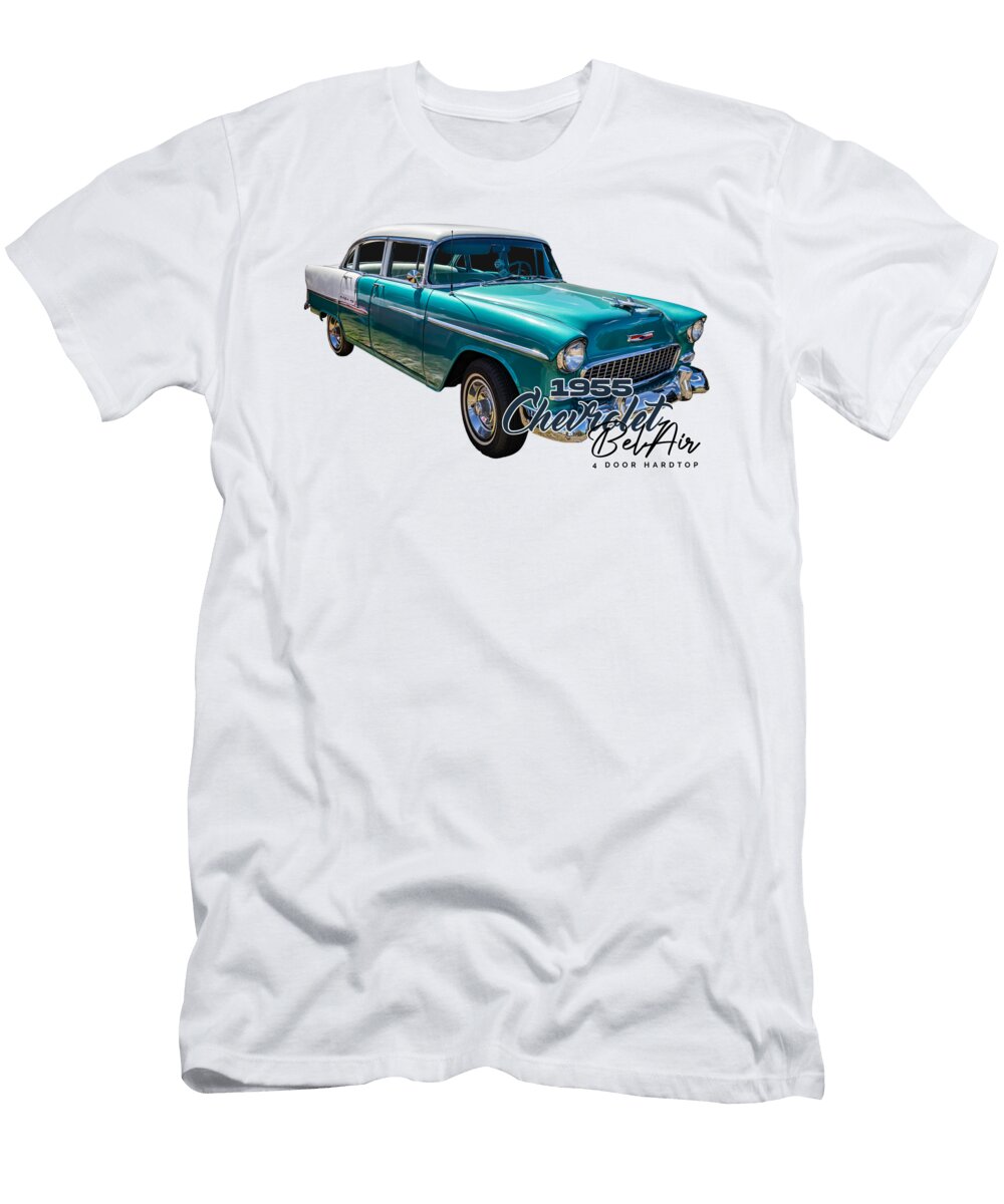 4371 1955 Blue Gestalt Imagery T-Shirt