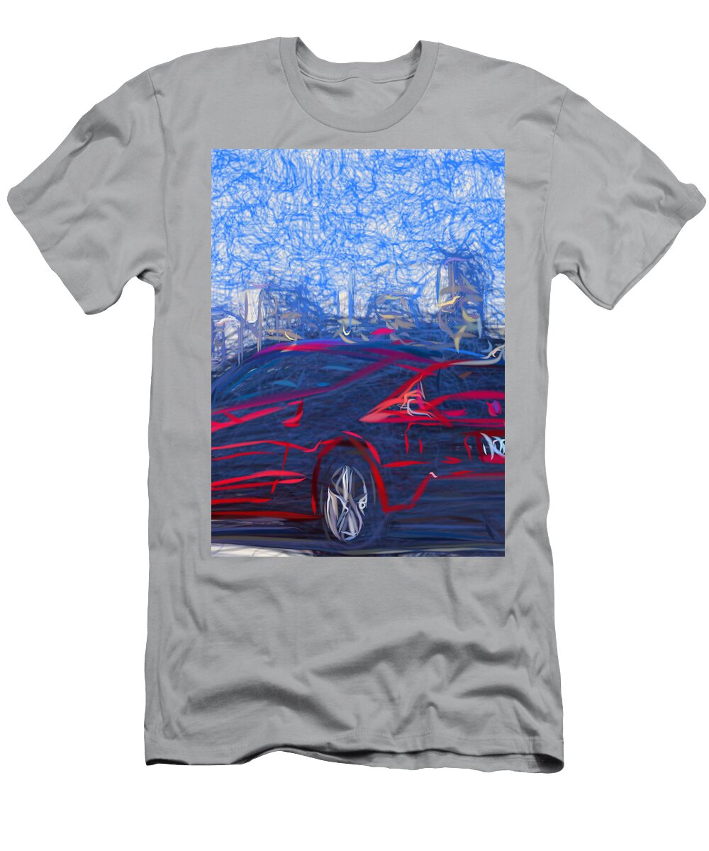 44 Honda Cr Z Hatchback Drawing Carstoon Concept T-Shirt