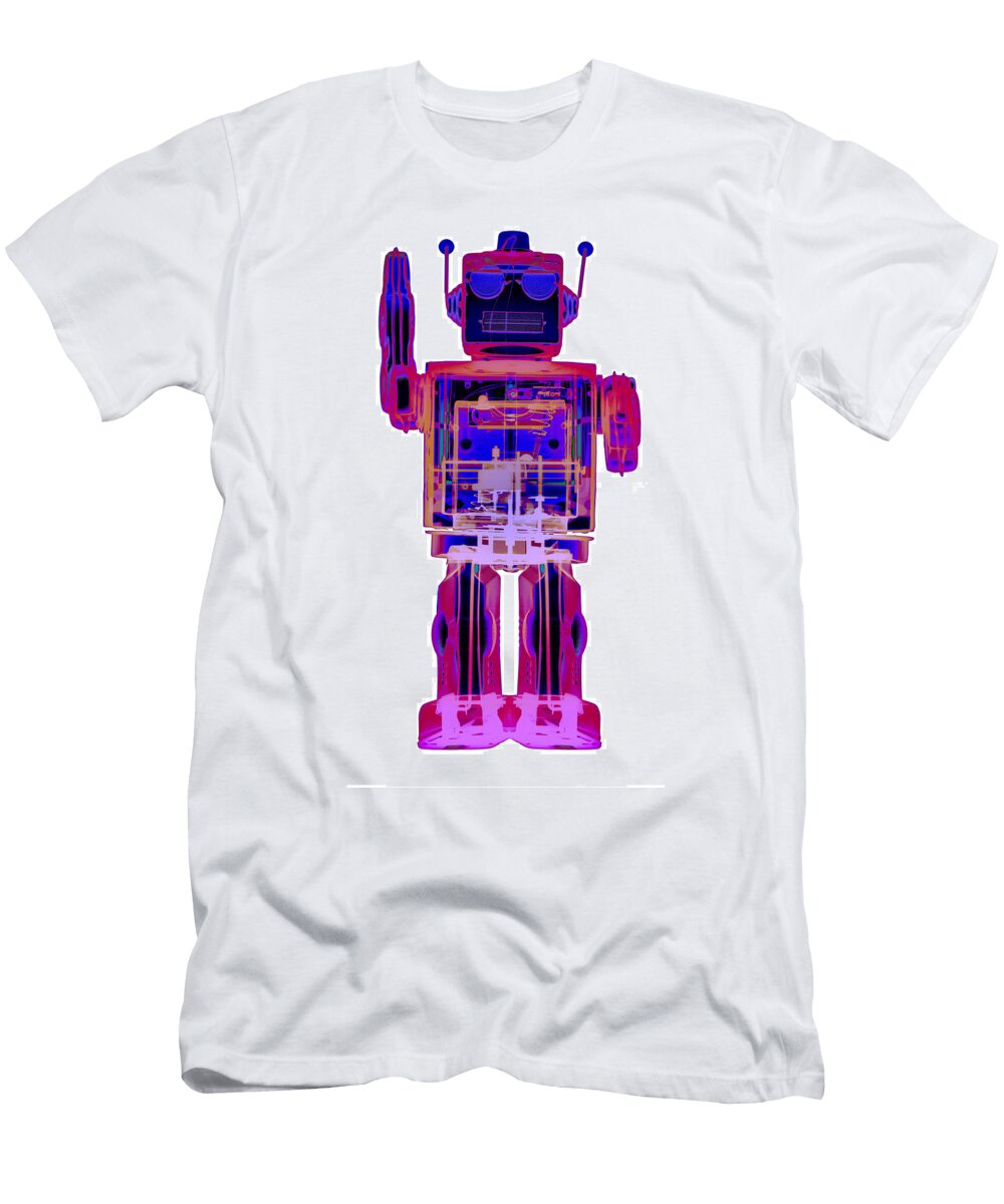 4n0d3 X Ray Robot Art No 2 Roy Livingston T-Shirt