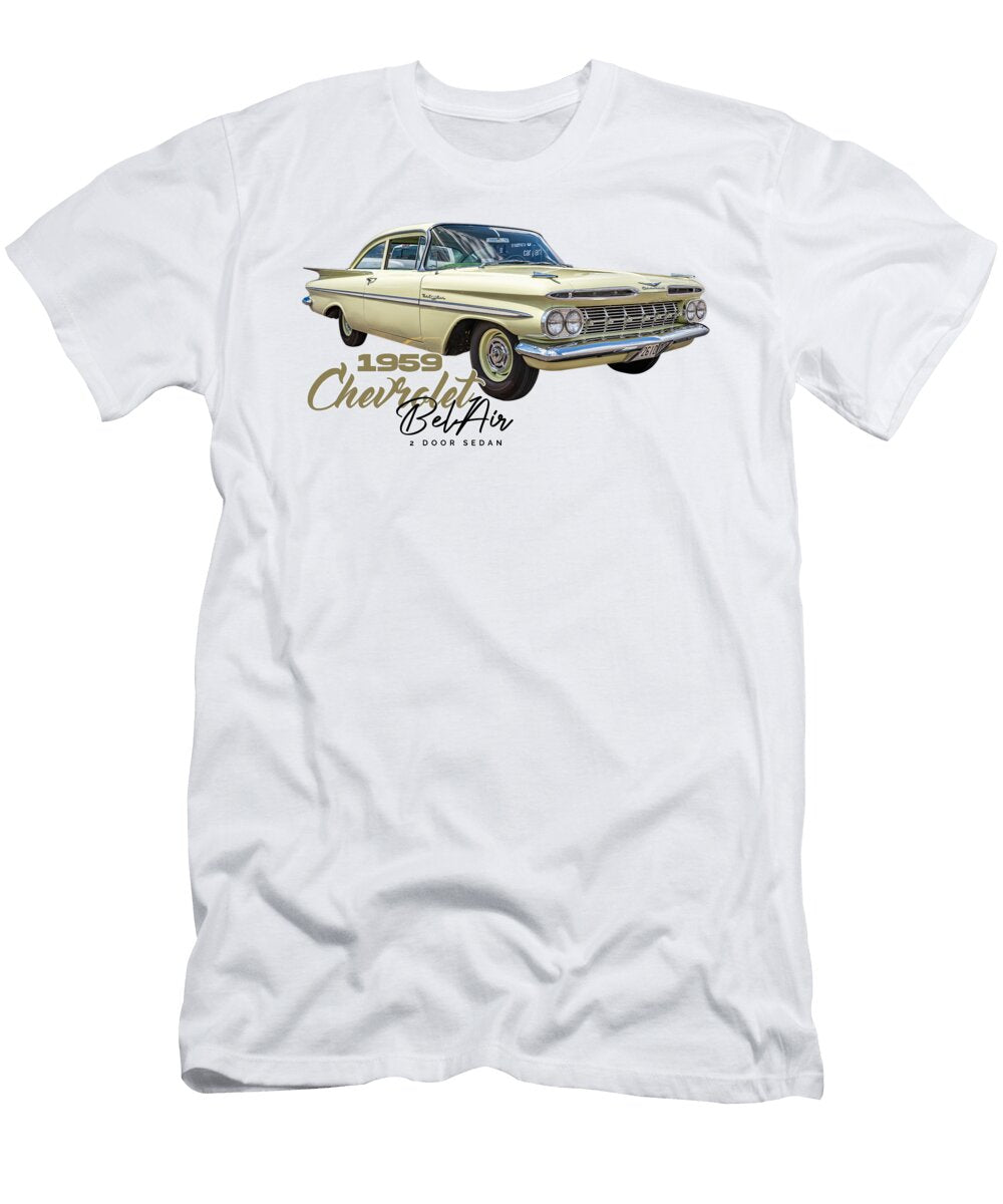 5 1959 Chevrolet Belair 2 Door Sedan Gestalt Imagery T-Shirt
