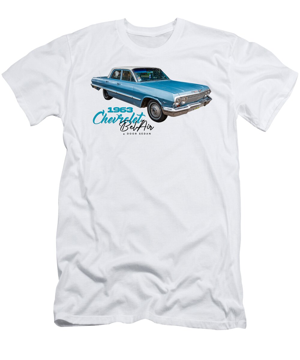 5 1963 Chevrolet Belair 4 Door Sedan Gestalt Imagery T-Shirt