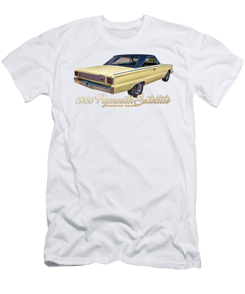 5 1966 Plymouth Satellite Hardtop Coupe Gestalt Imagery T-Shirt