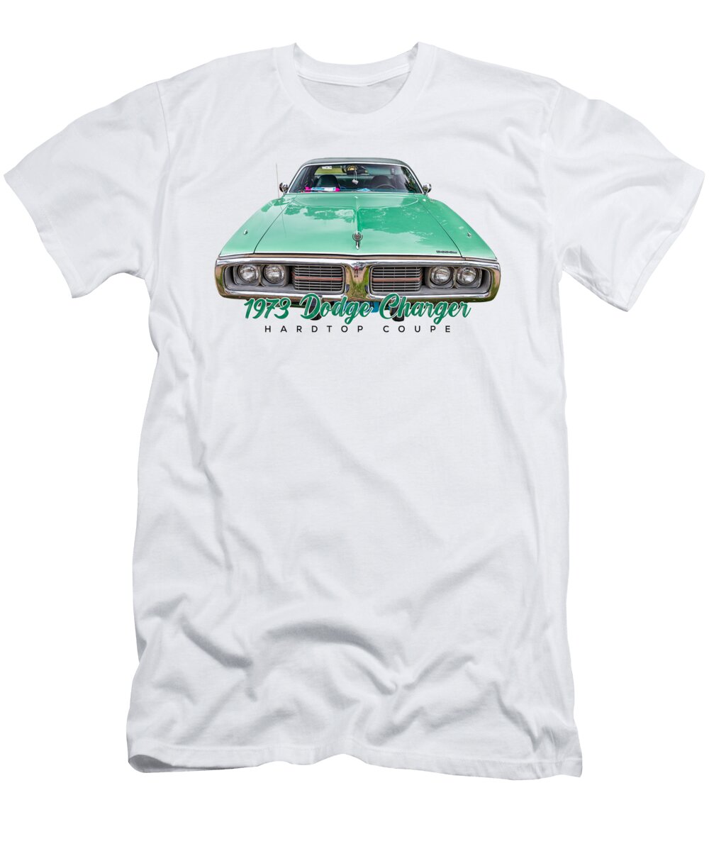 5 1973 Dodge Charger Hardtop Coupe Gestalt Imagery T-Shirt