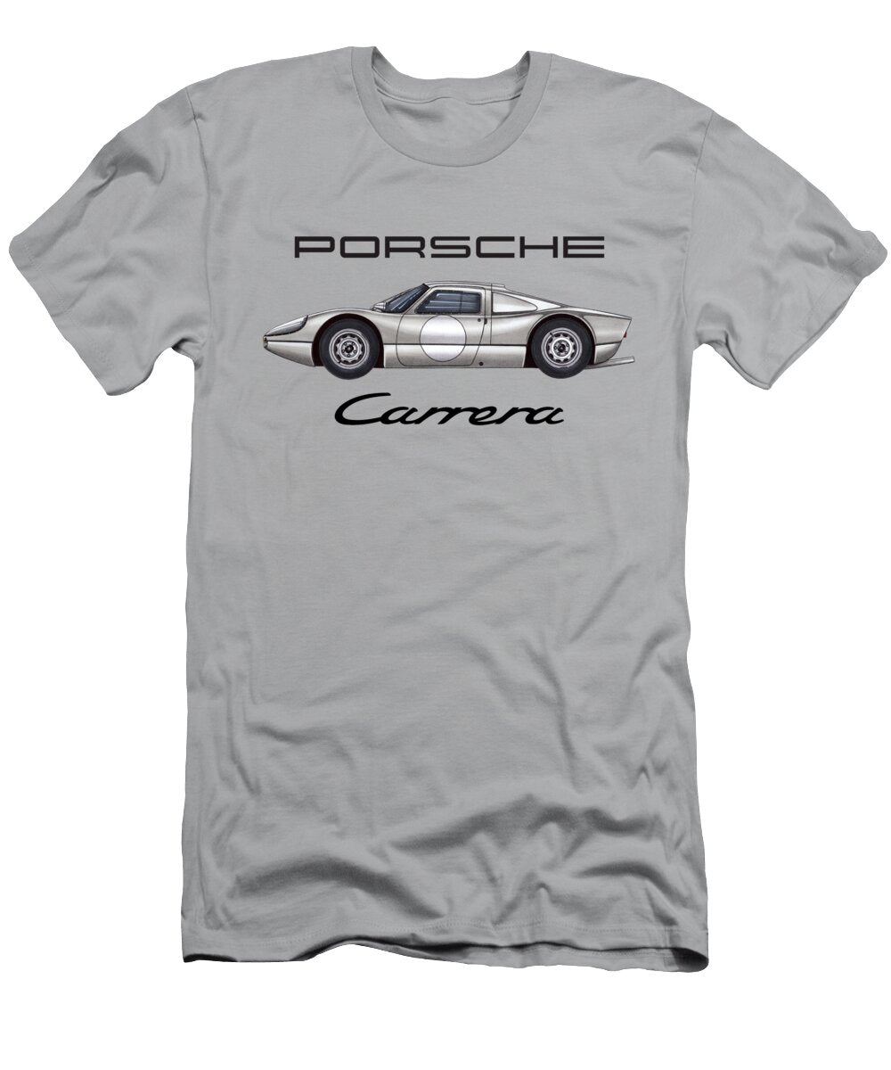 5 Exclusive Legendary Retro Racing Car Silver Porsche 904 6 Gts Coupe 24 Hours of Le Mans Vladyslav Shapovalenko T-Shirt