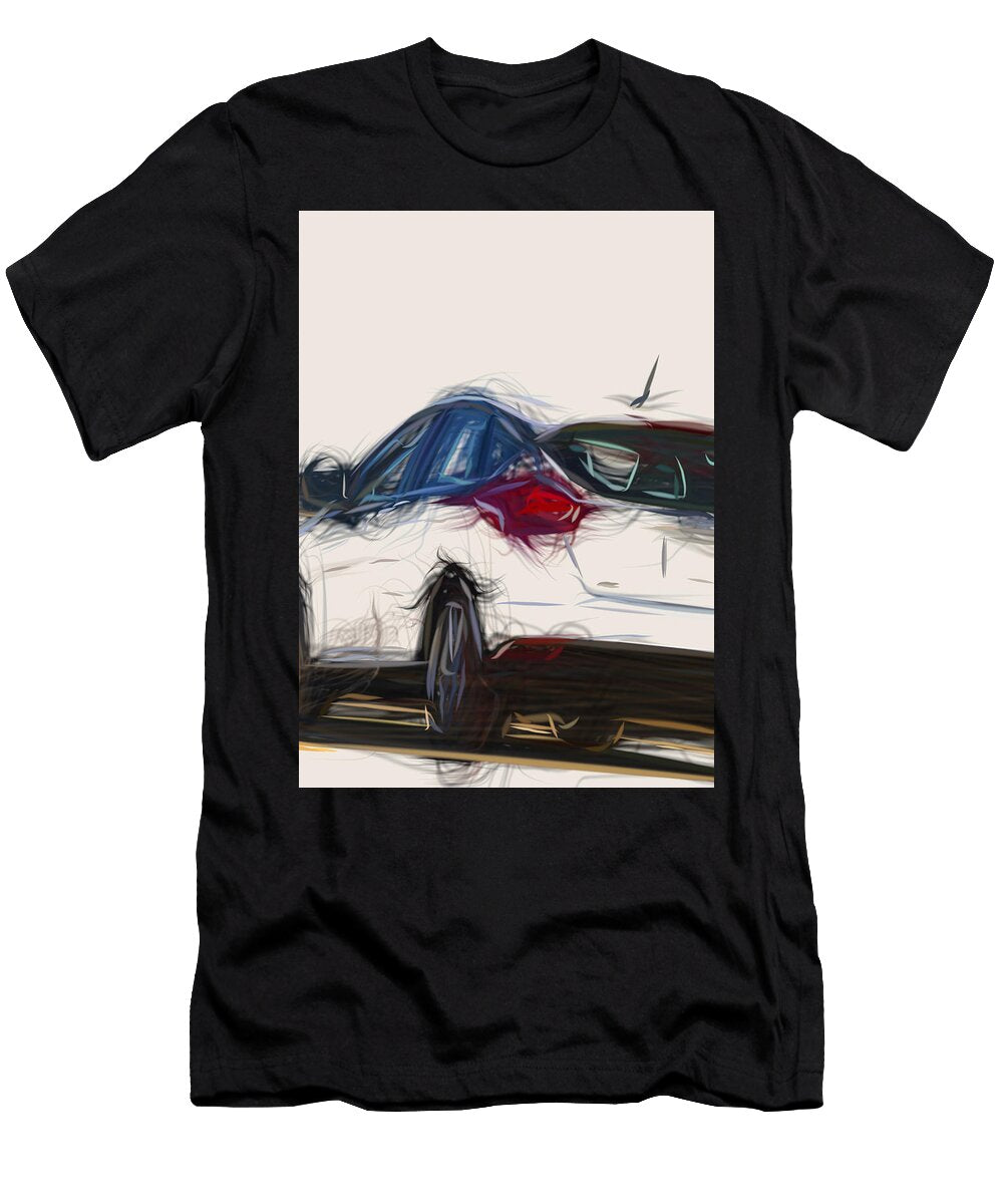 5 Ford Focus Hatchback Drawing Carstoon Concept T-Shirt