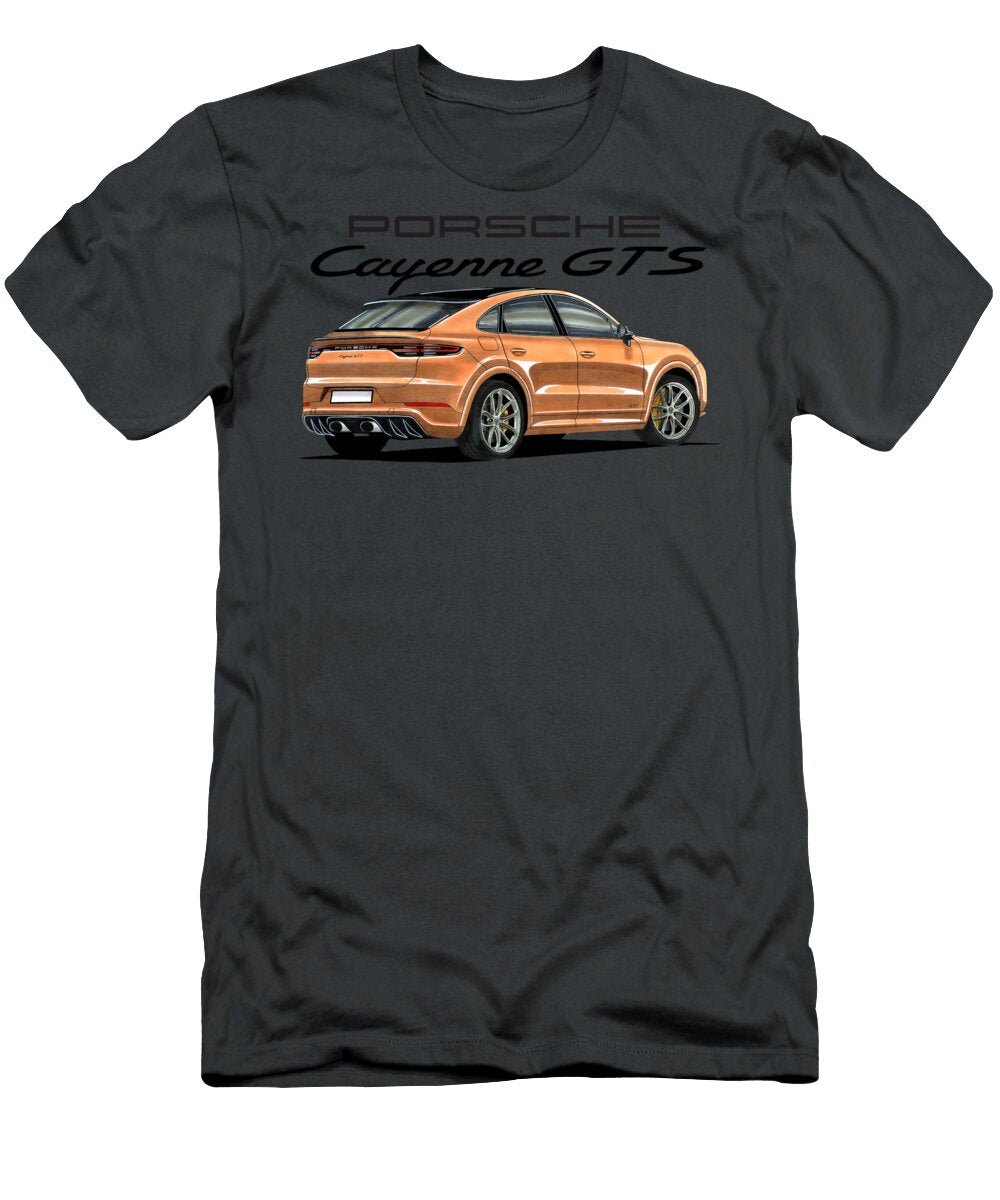 5 Germany Luxury Sport 4 Door Suv Porsche Cayenne Coupe Gts with V8 Turbo Engine Vladyslav Shapovalenko T-Shirt