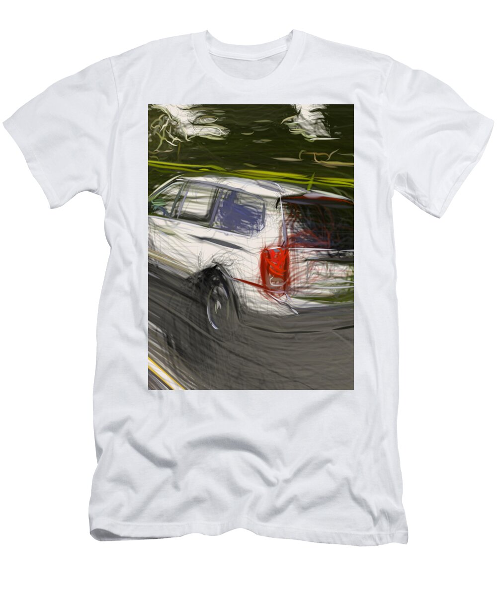 5 Kia Sedona Minivan Drawing Carstoon Concept T-Shirt